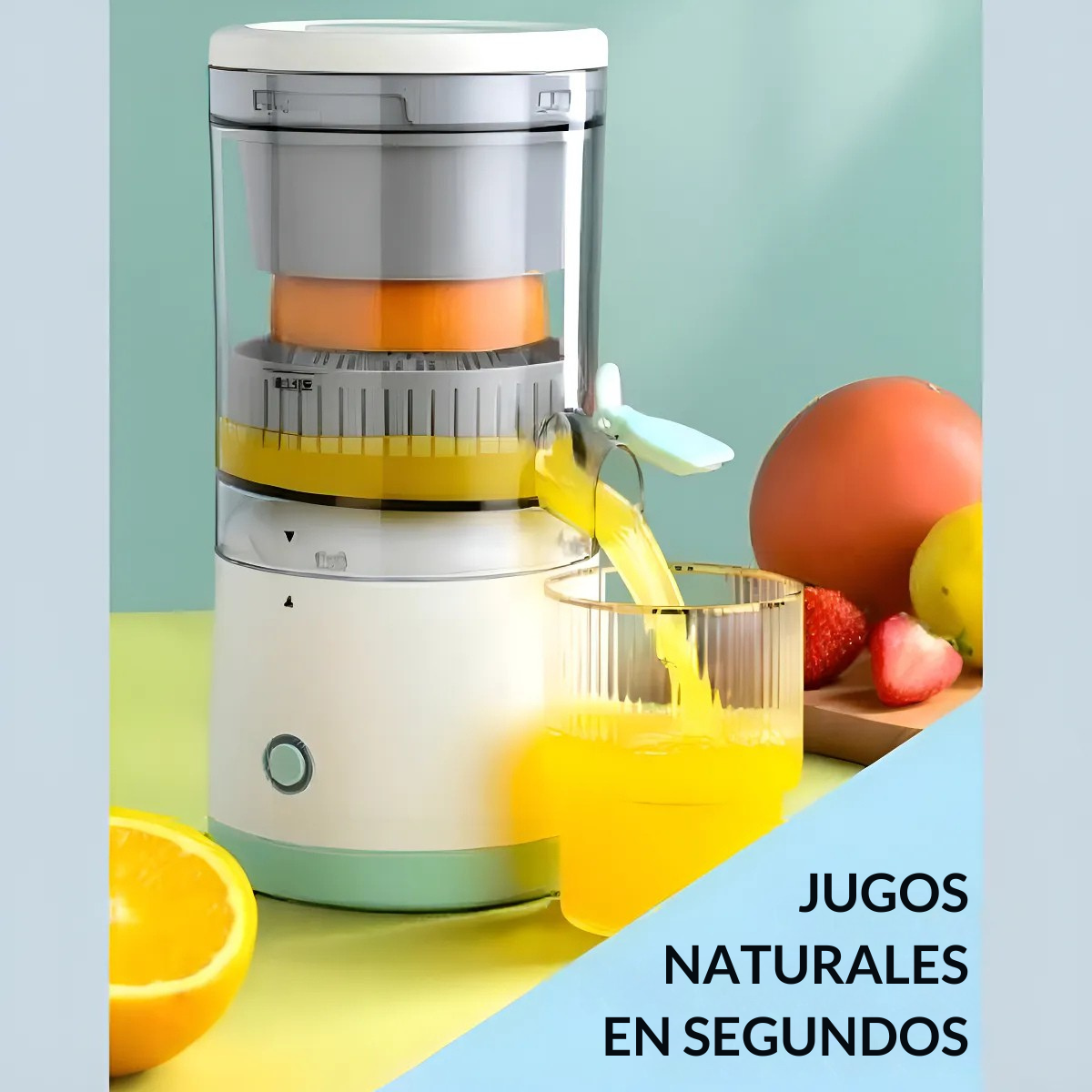 EXPRIMIDOR DE FRUTAS ELÉCTRICO - PORTÁTIL