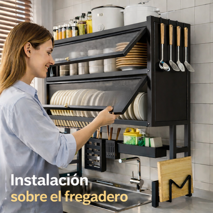 Escurridor Platos Doble Gabinete Luxo